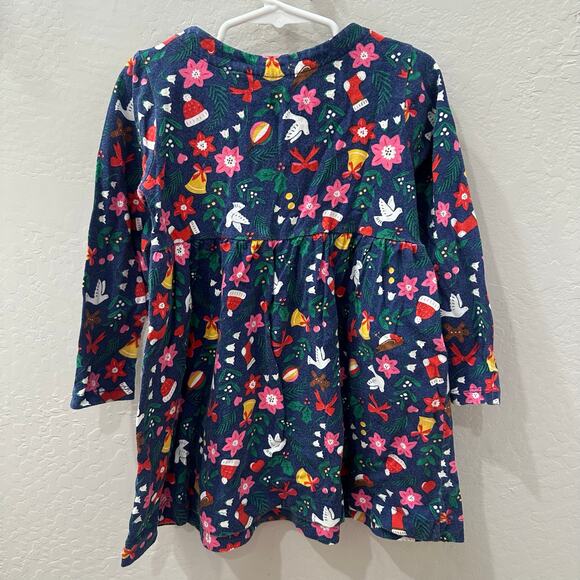 Mini Boden Blue Christmas Holiday Dress - Picture 5 of 6